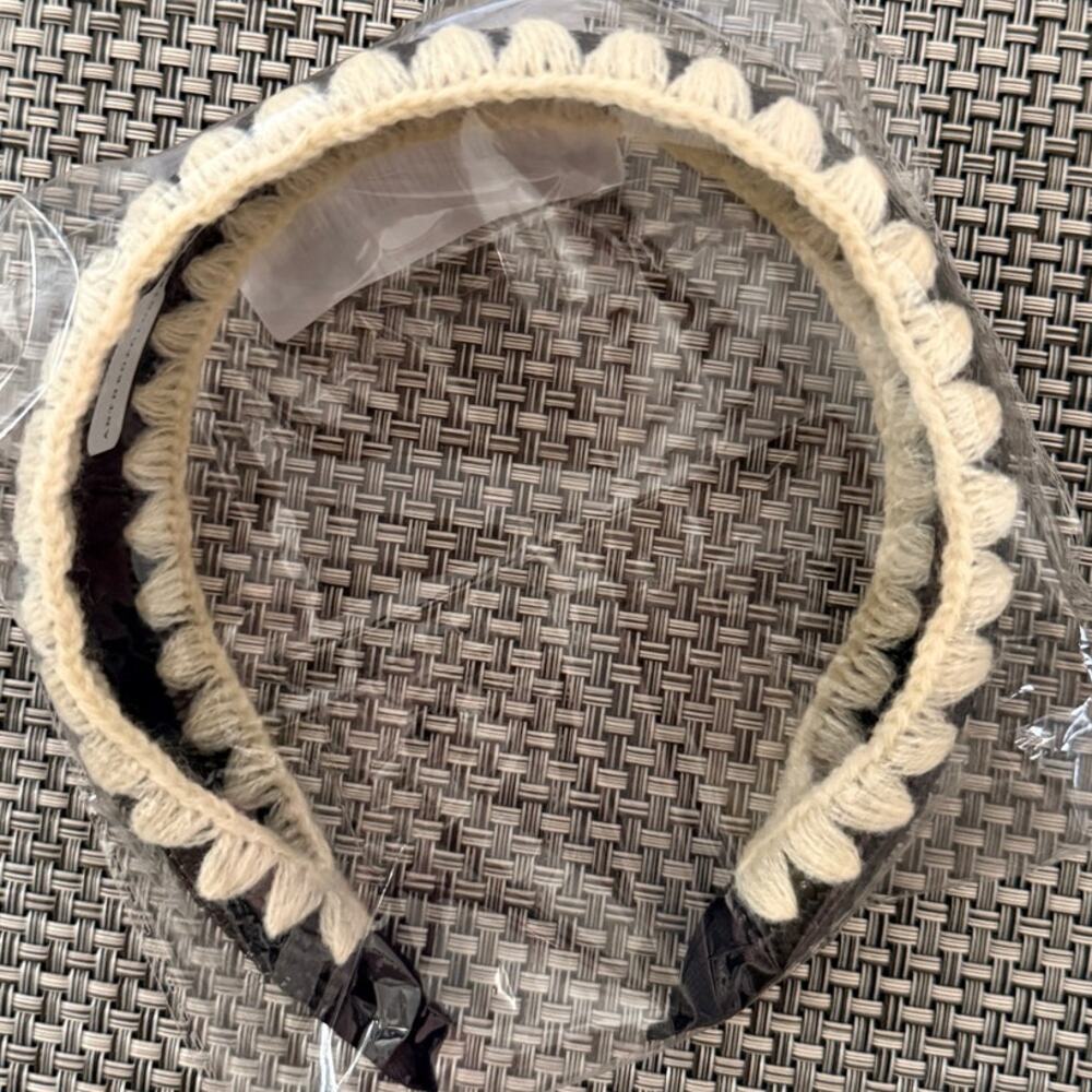 ANTHROPOLOGIE NWT Woven Whipstitch Headband - Picture 2 of 5